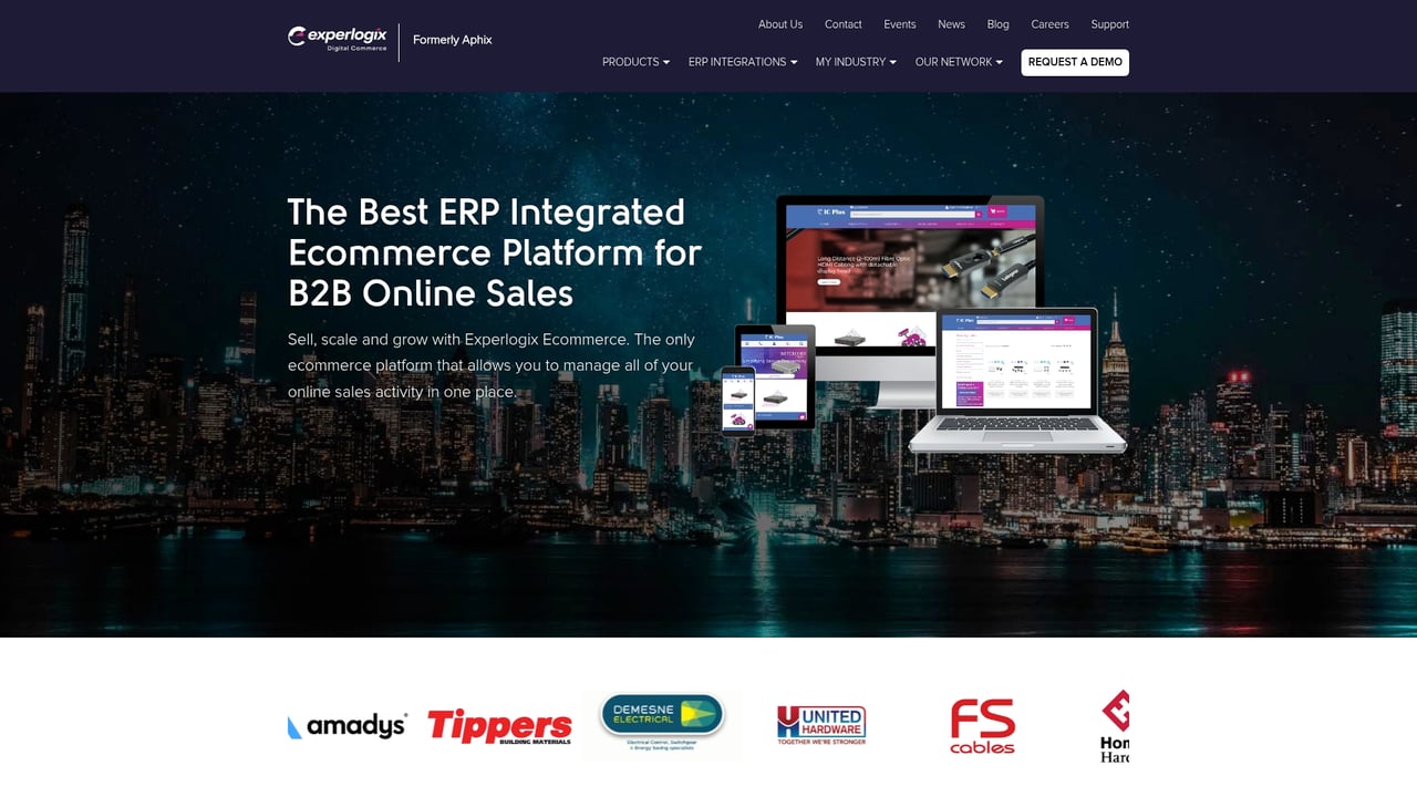 Screenshot of Aphix website
