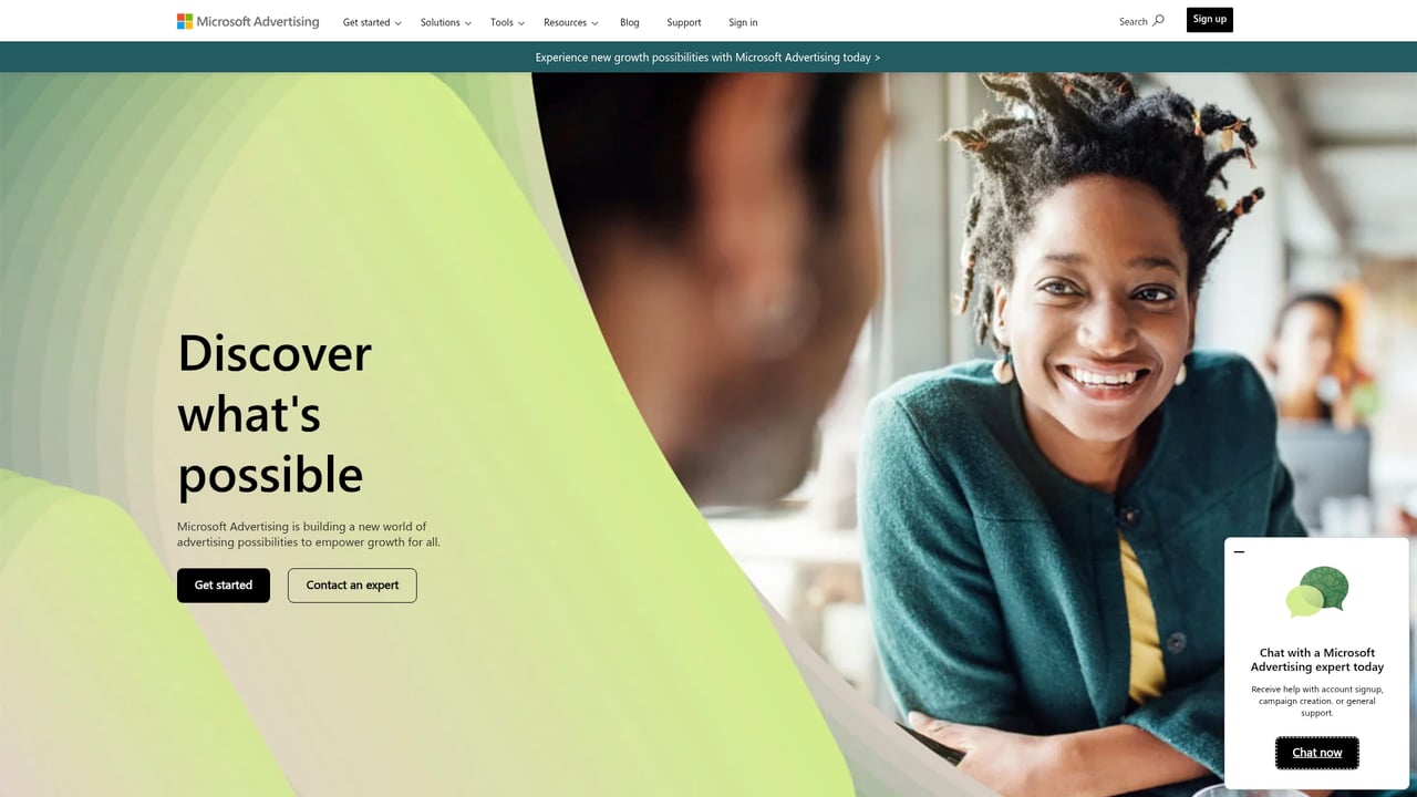 Screenshot of AppNexus website