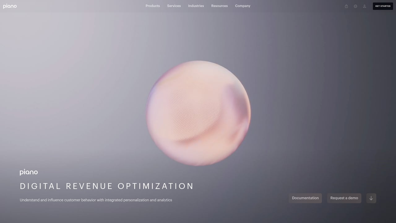 Screenshot of AT Internet Analyzer website