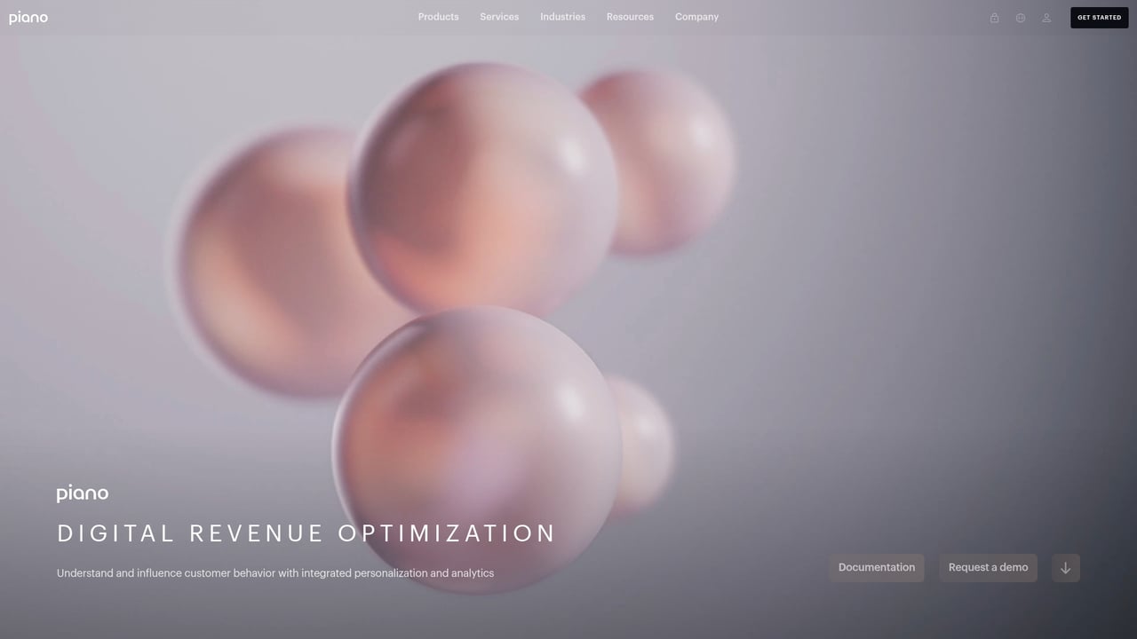 Screenshot of AT Internet XiTi website