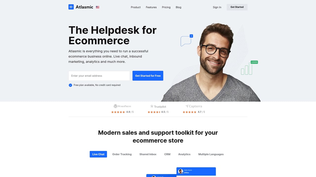Screenshot of Atlasmic website