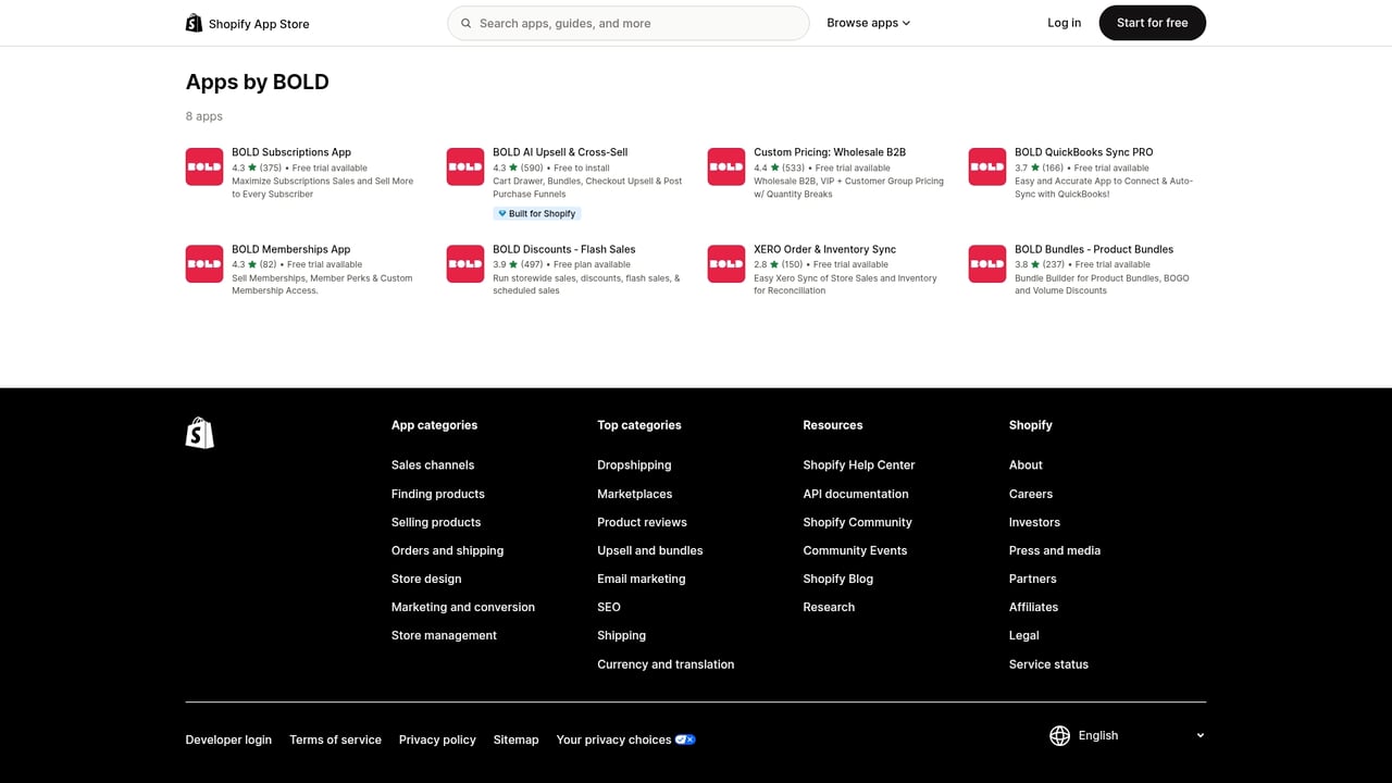 Screenshot of Bold Motivator website