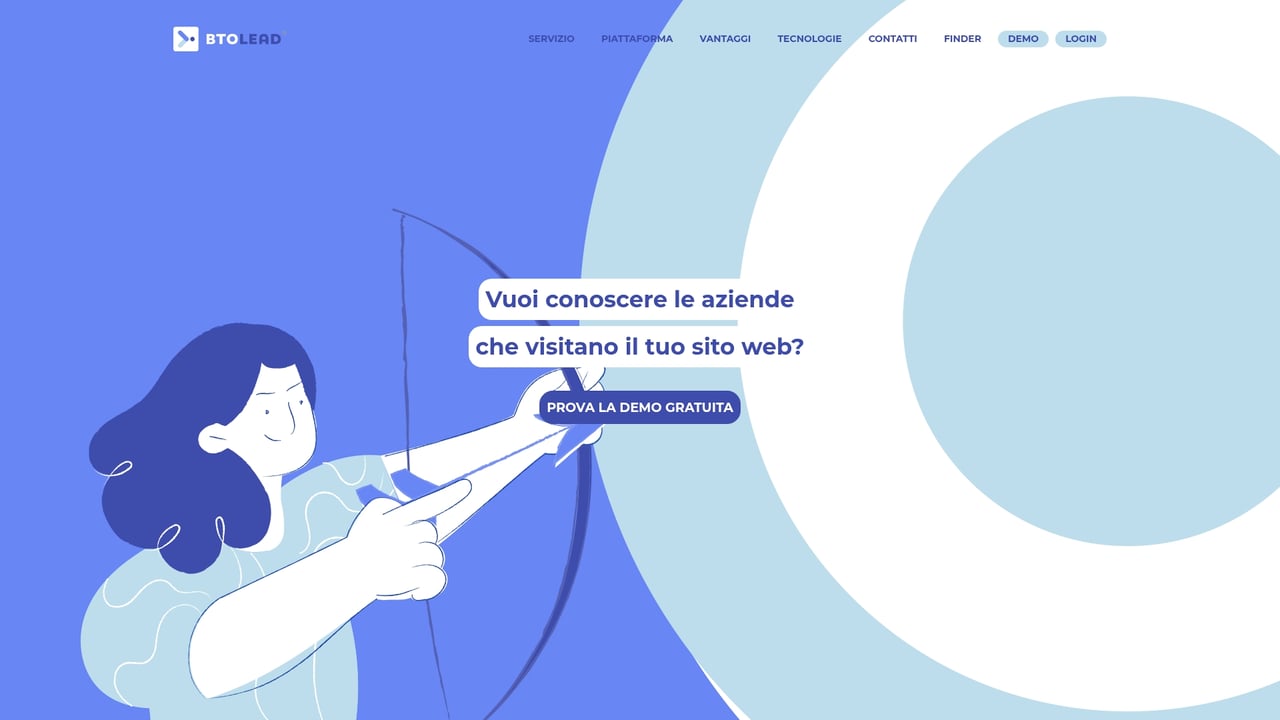 Screenshot of BTOLEAD website