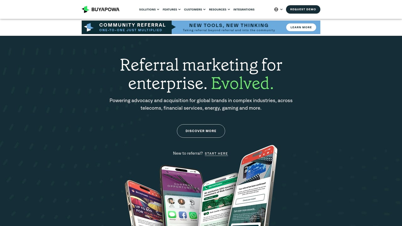 Screenshot of Buyapowa website