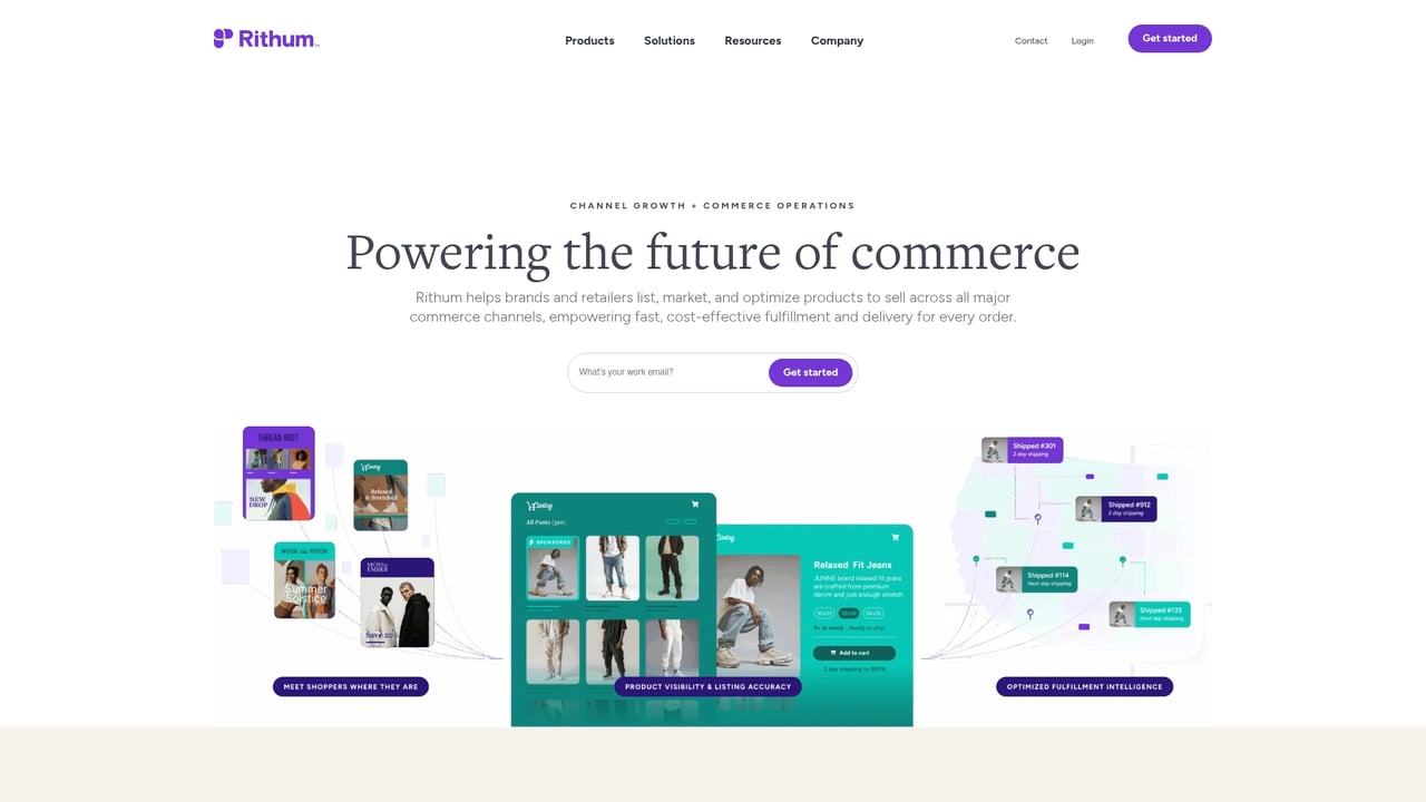 Screenshot of ChannelAdvisor website