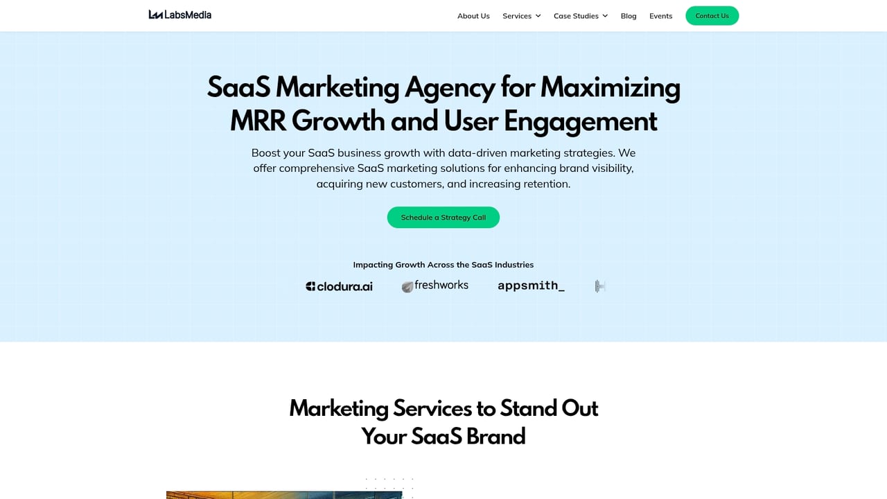 Screenshot of ClickHeat website