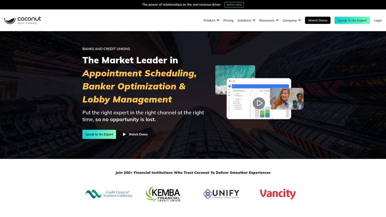 Screenshot of CoconutSoftware website
