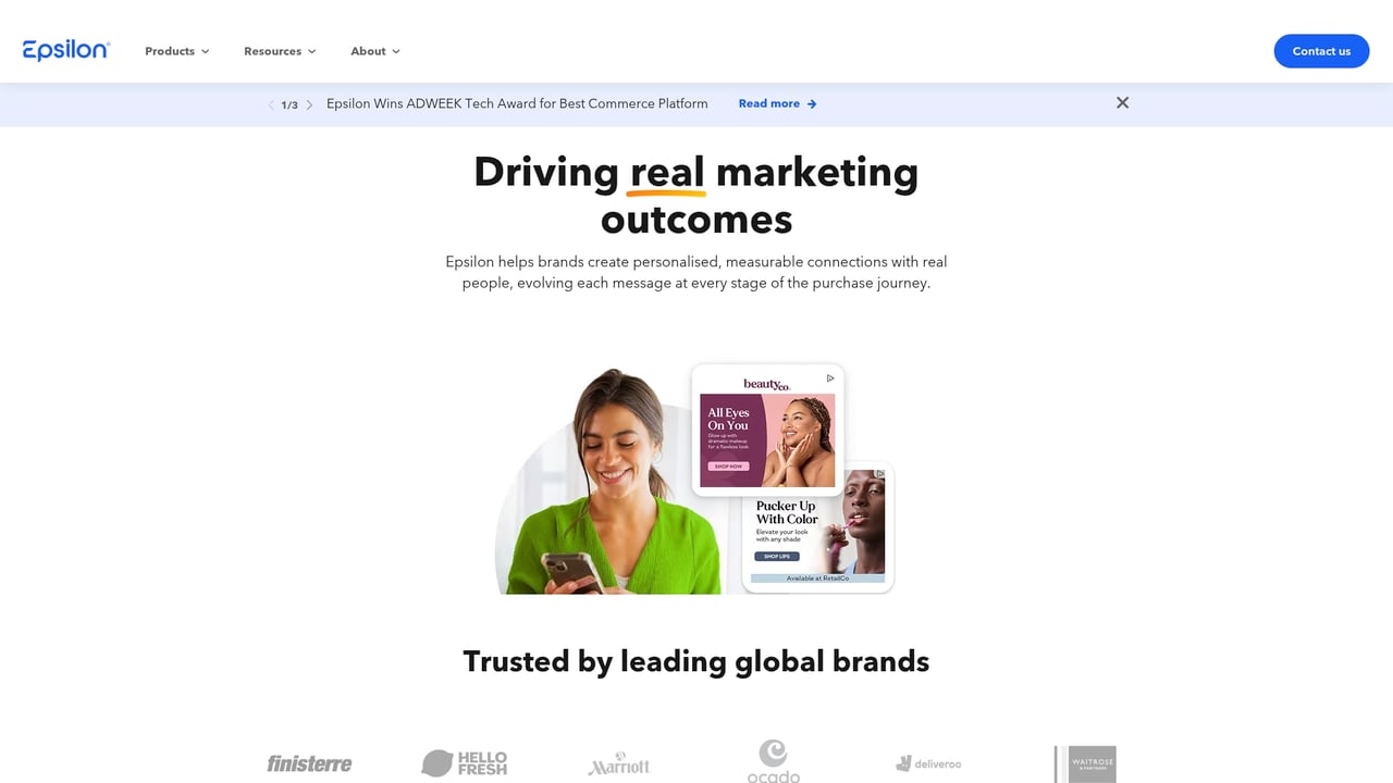 Screenshot of Conversant Consent Tool website