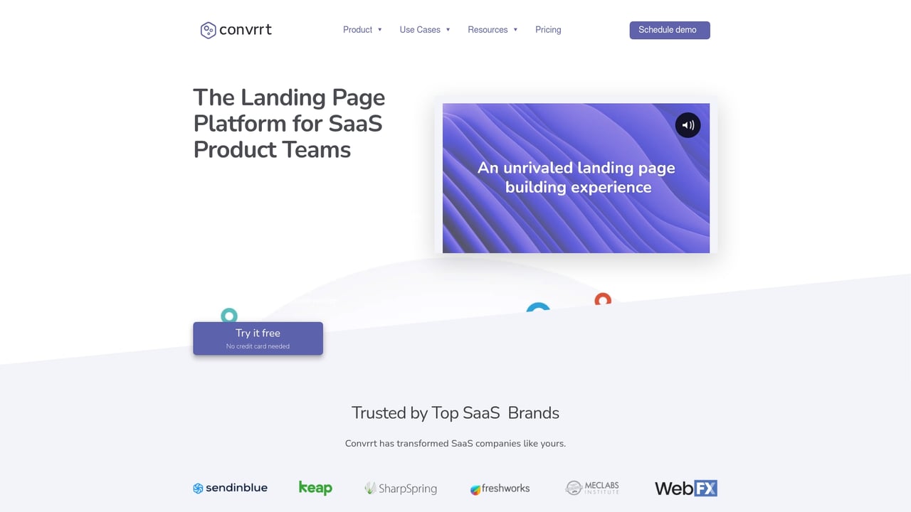 Screenshot of Convrrt website
