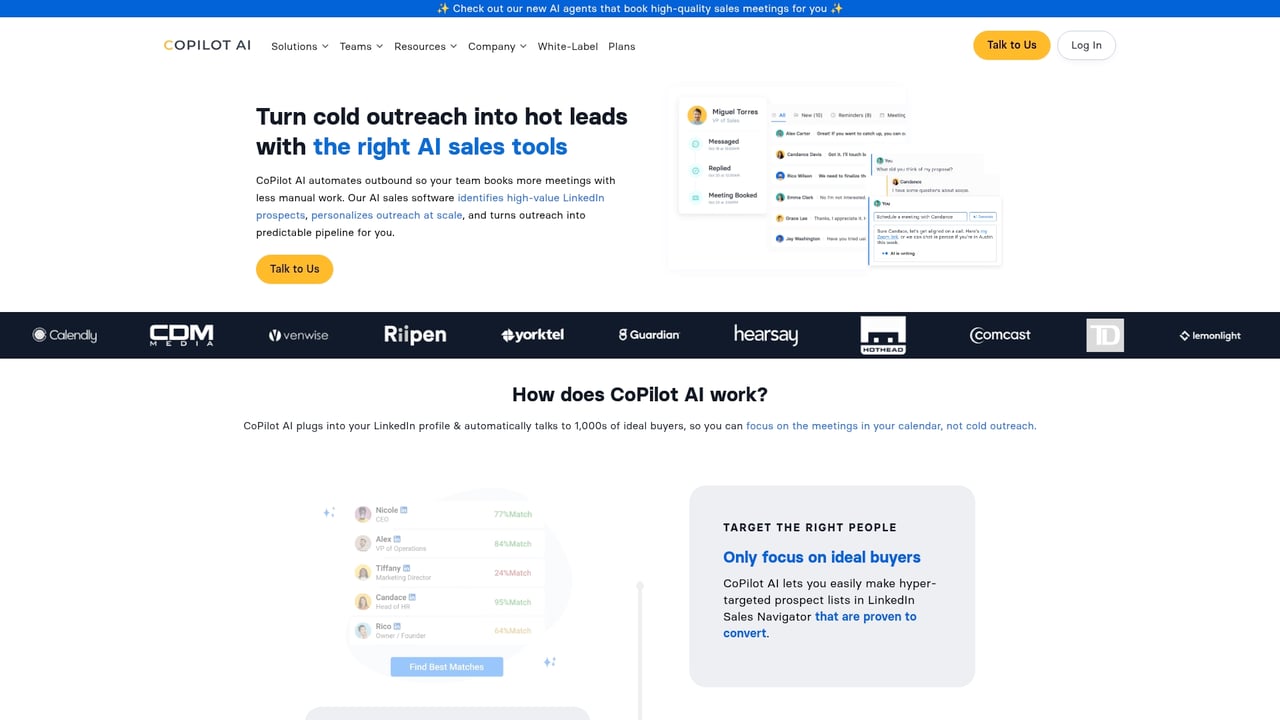 Screenshot of Copilot AI website