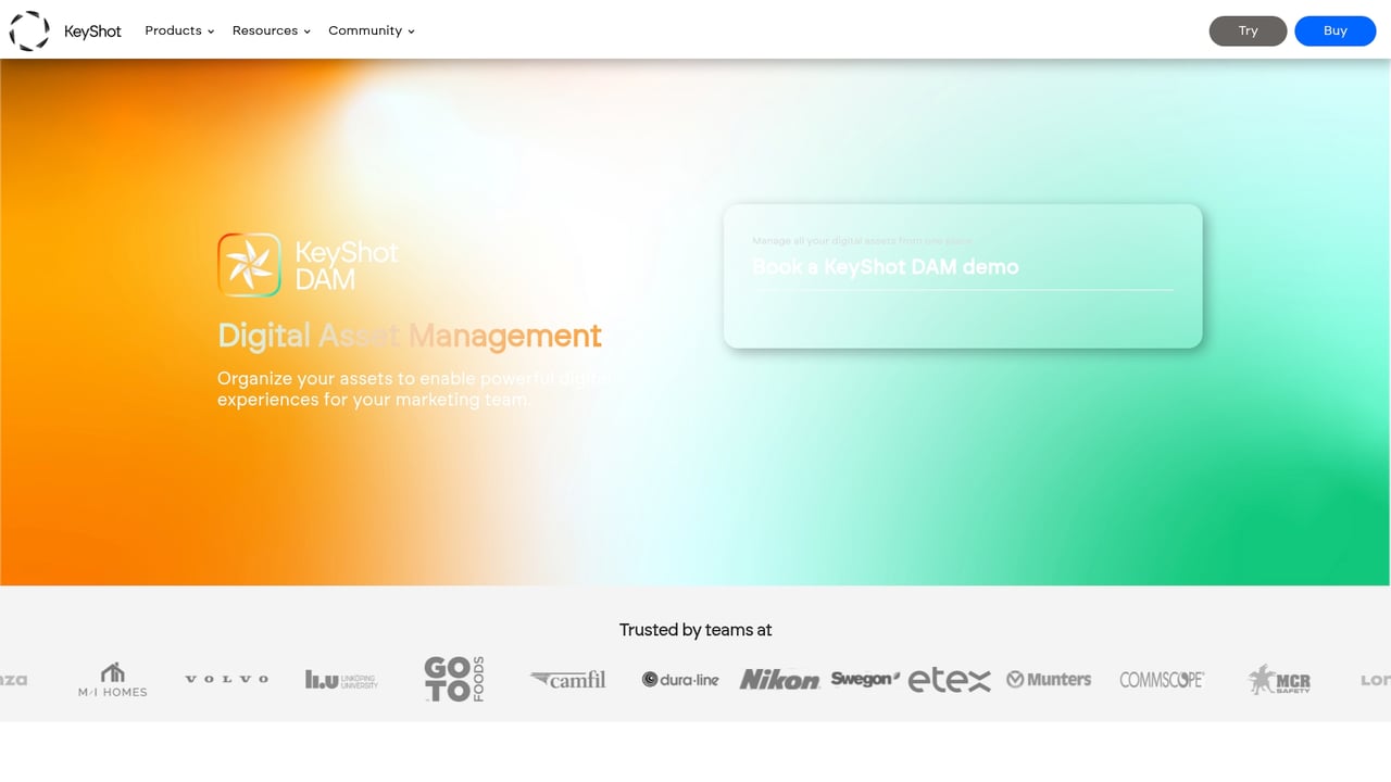 Screenshot of Digizuite website