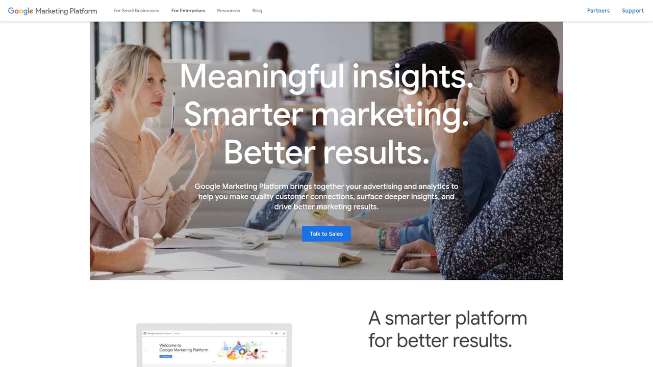 Screenshot of DoubleClick Ad Exchange (AdX) website