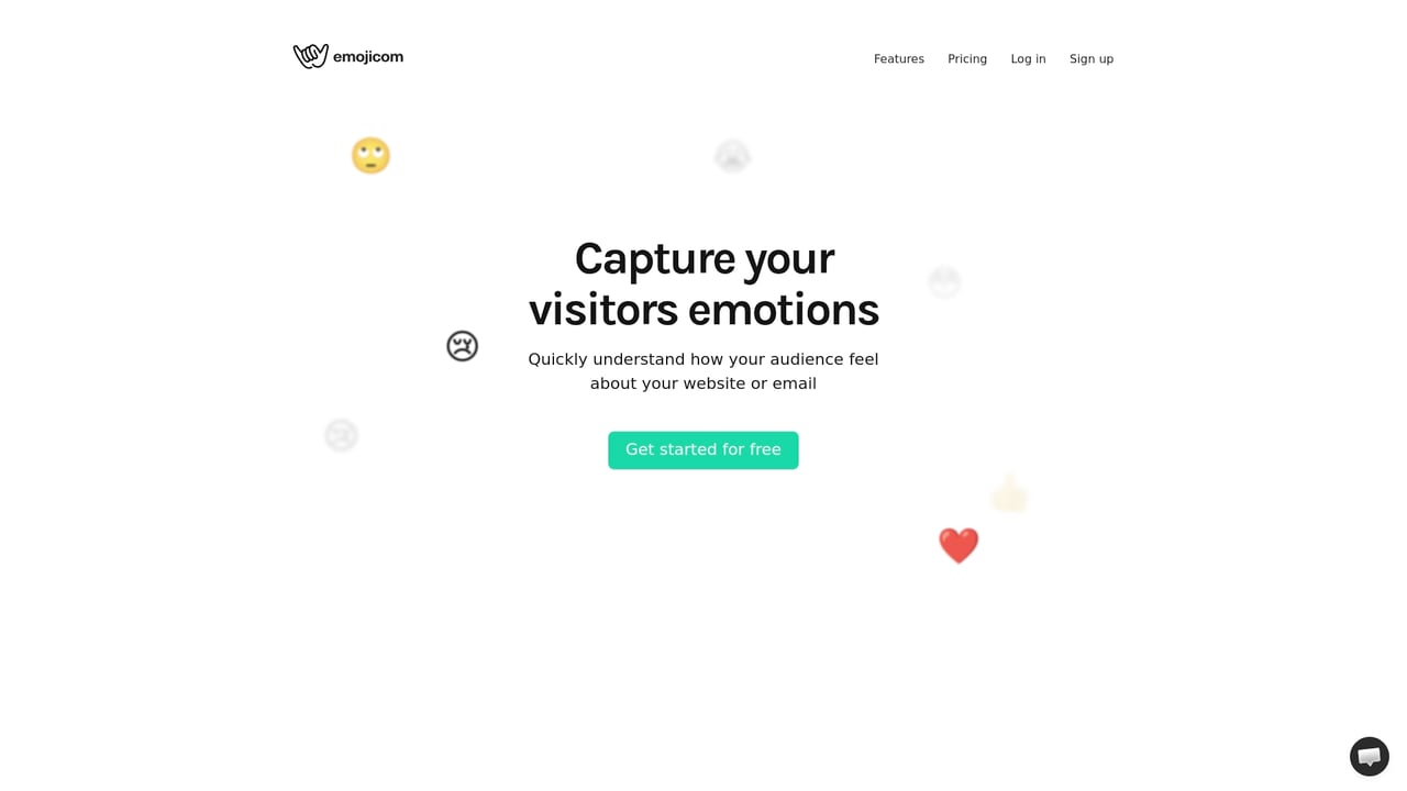 Screenshot of Emojicom website