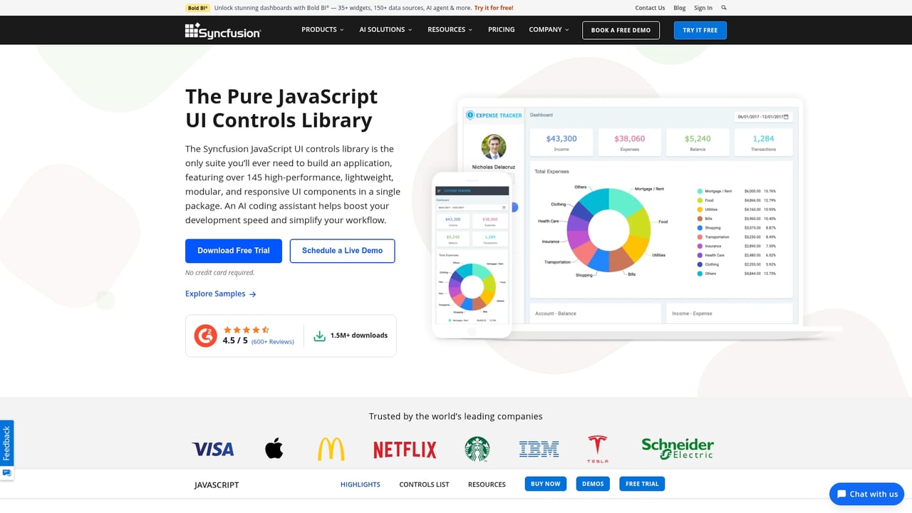 Screenshot of Essential JS 2 website