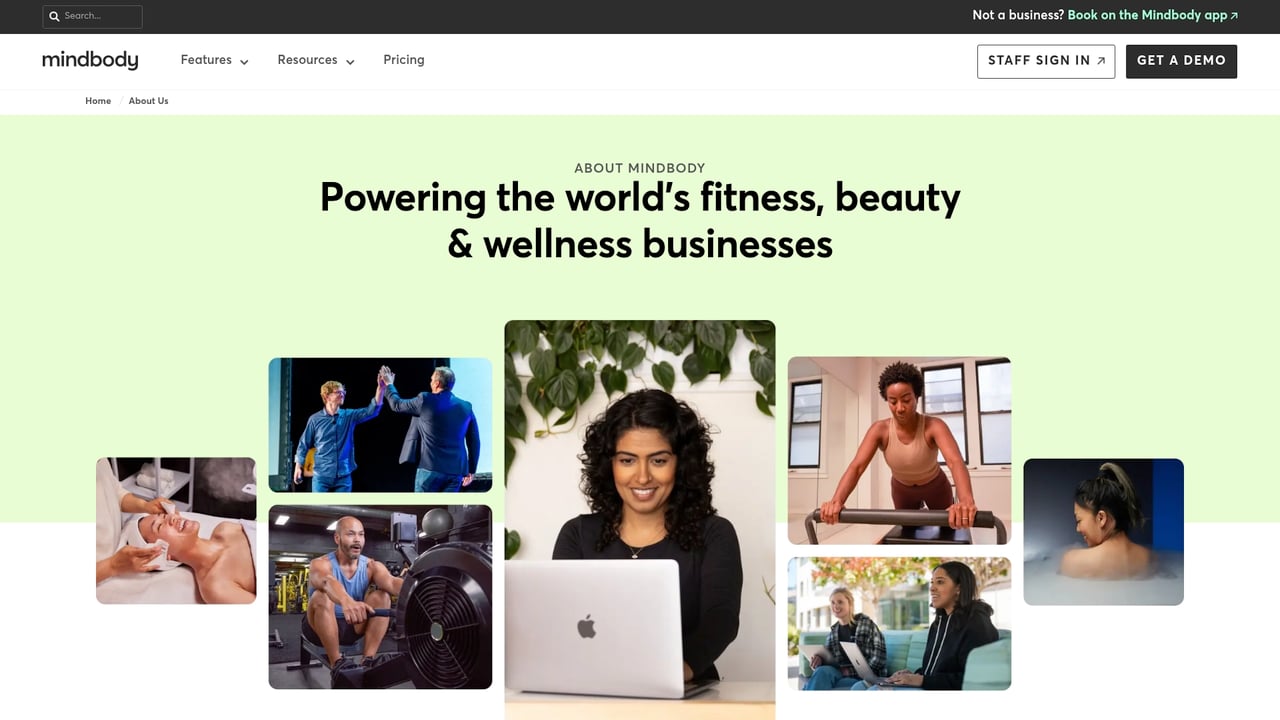 Screenshot of Frederick website