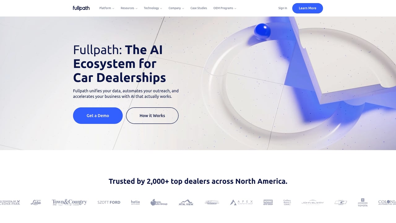 Screenshot of Fullpath website