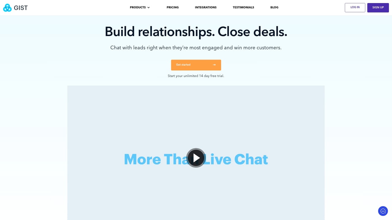 Screenshot of Gist website