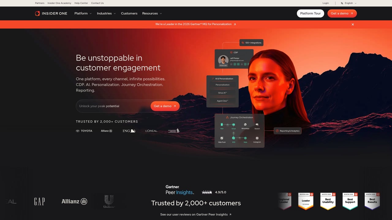 Screenshot of Insider website