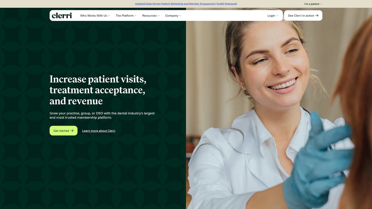 Screenshot of Kleer website