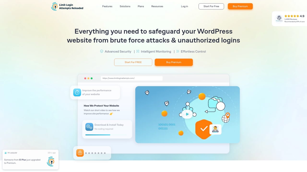 Screenshot of Limit Login Attempts Reloaded website