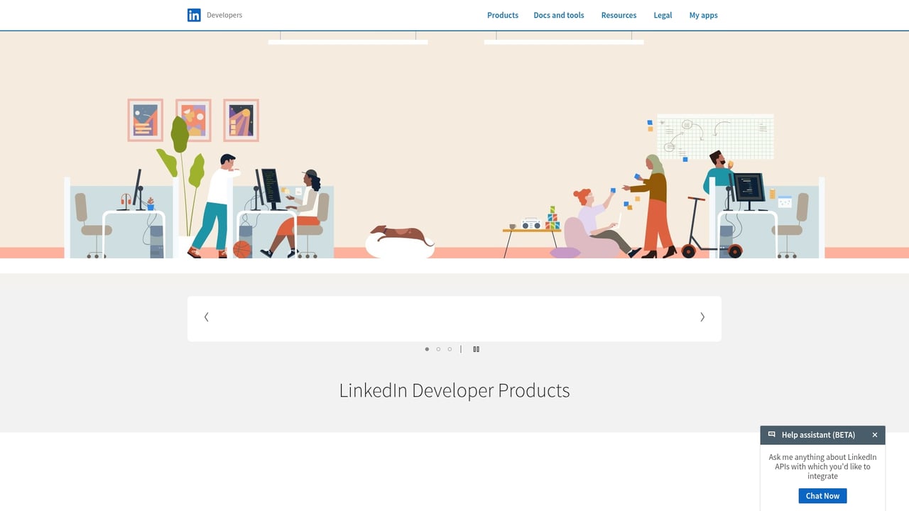 Screenshot of Linkedin Sign-in website