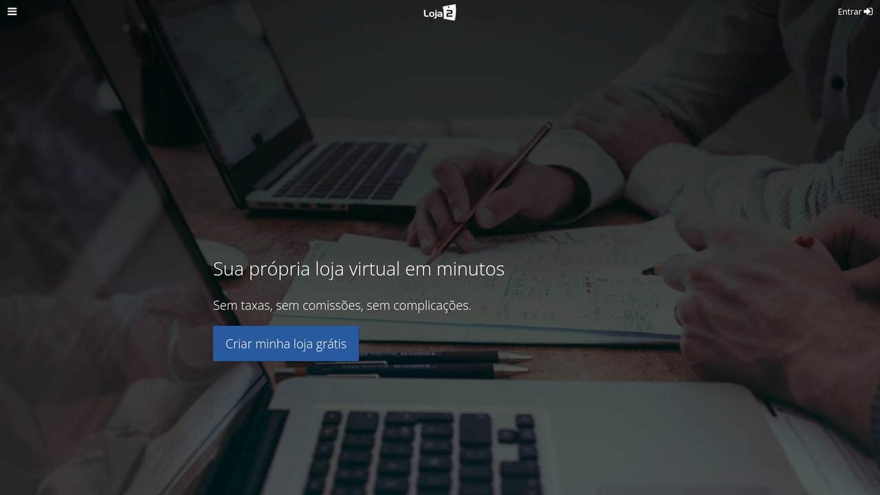 Screenshot of Loja2 website