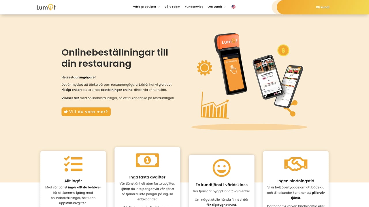 Screenshot of Lumit website