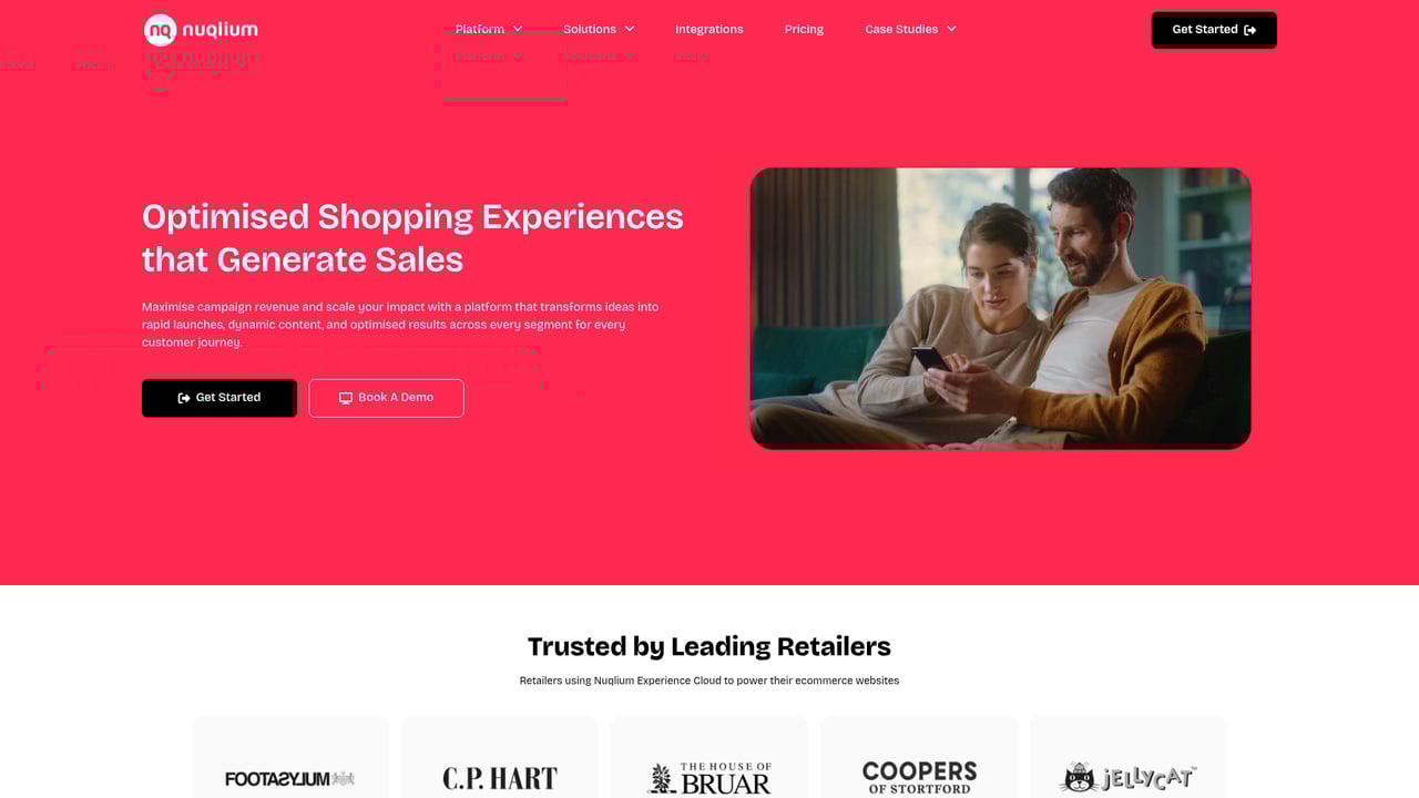 Screenshot of Nuqlium website