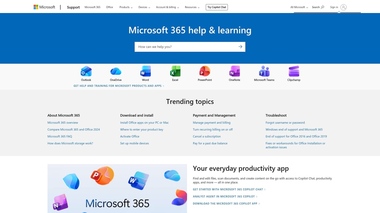 Screenshot of Outlook Web App website