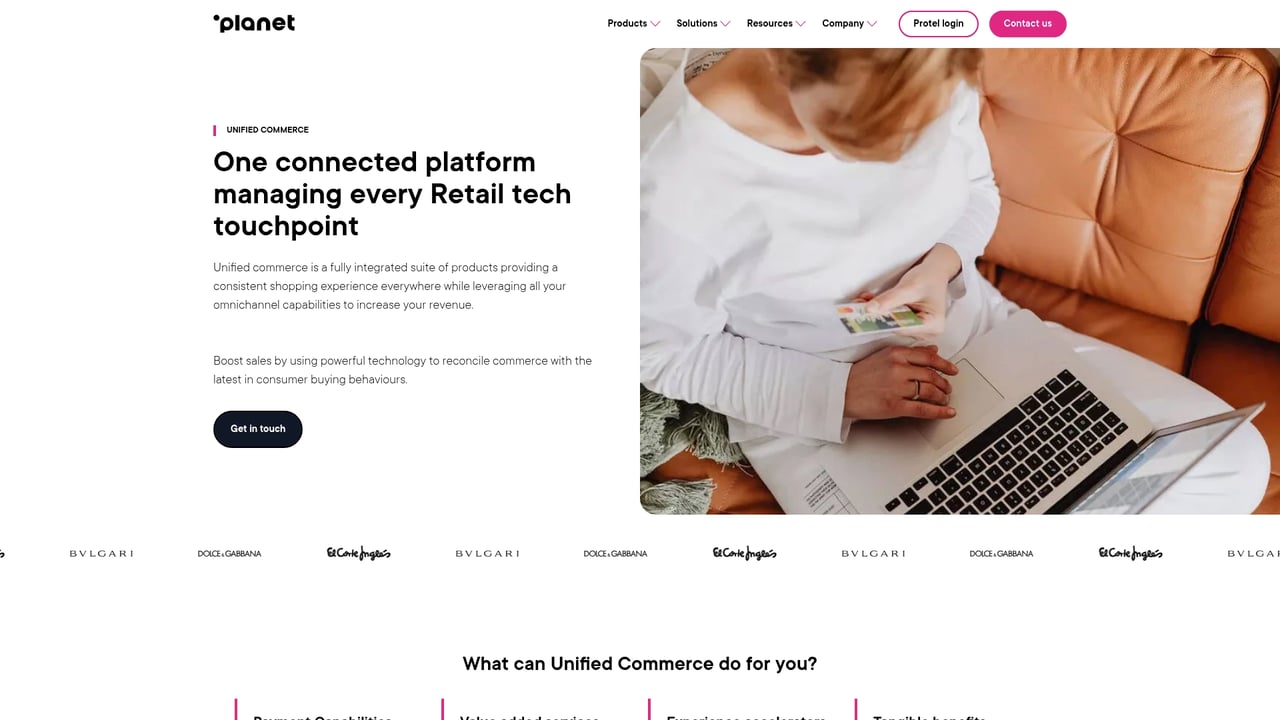 Screenshot of Proximis website